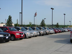 Palmer ford used car lot